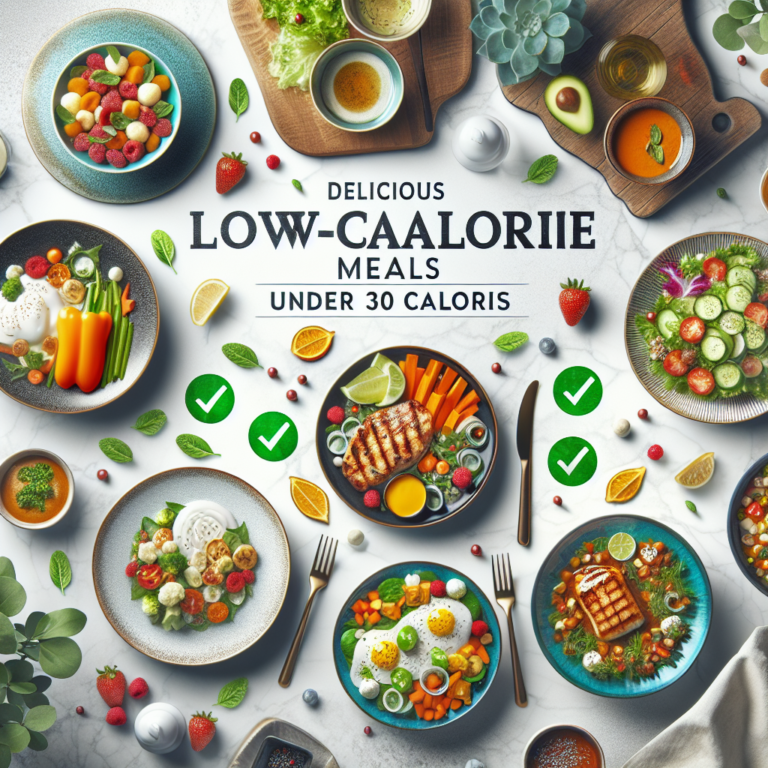 Delicious Low-Calorie Meals Under 300 Calories